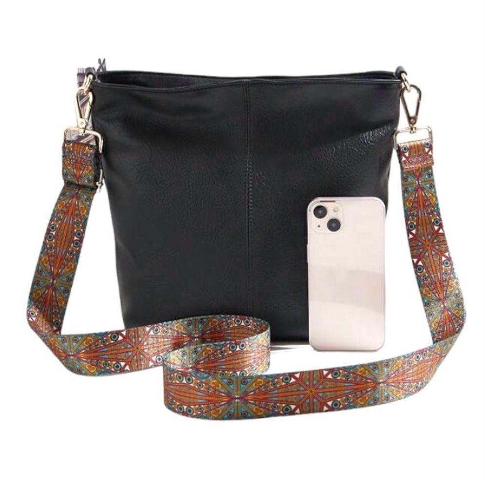 NWT-Retro Bucket Crossbody Hobo Bag - Picture 2 of 4